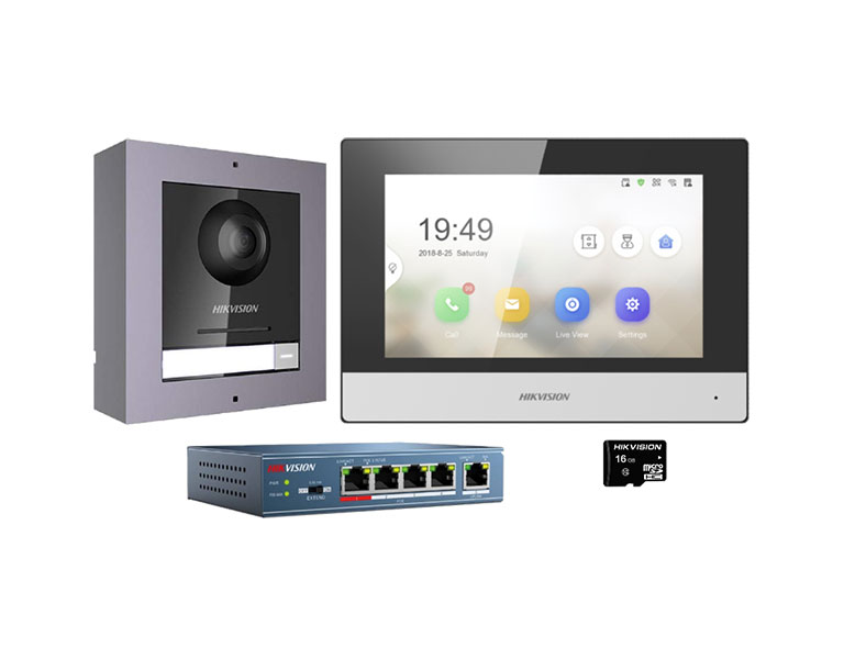 hikvision ds kis602 modular ip video intercom kit