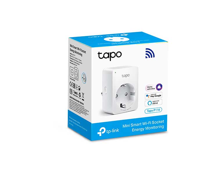 IoT / Smart: TP-LINK Tapo P110(1-PACK) V1 Mini Smart Wi-Fi Socket, Energy  Monitoring