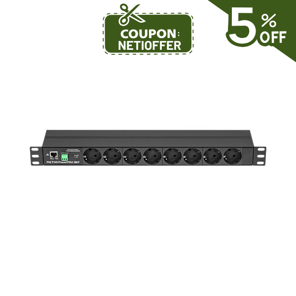 Netio PowerPDU 8KF - PDU with 8 outputs Type F