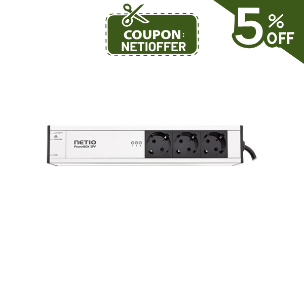 Netio PowerBOX 3PF, Professional power strip with Open API