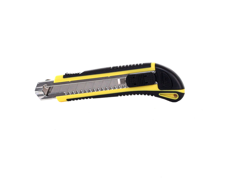 EuroLan 381025 Metal Knife with locking slider (4 extra blades)