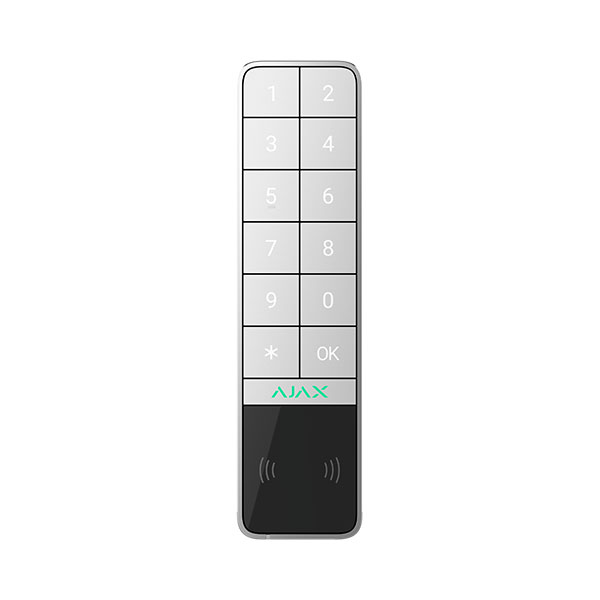 AJAX SYSTEMS AJ-KEYPAD-OUT-W, KEYPAD OUTDOOR WHITE