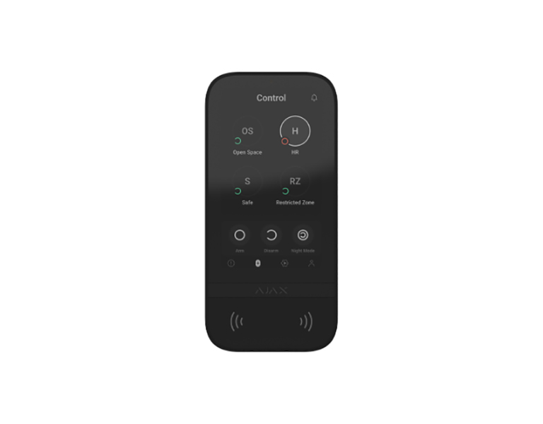 AJAX SYSTEMS AJ-KEYPAD-TSC-B - KEYPAD TOUCHSCREEN BLACK
