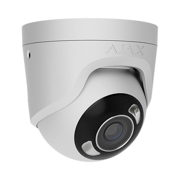 AJAX SYSTEMS AJ-TCAM-HL-5MP-2.8-W, 5MP TURRETCAM HYBRID LIGHT (2.8 MM) WHITE