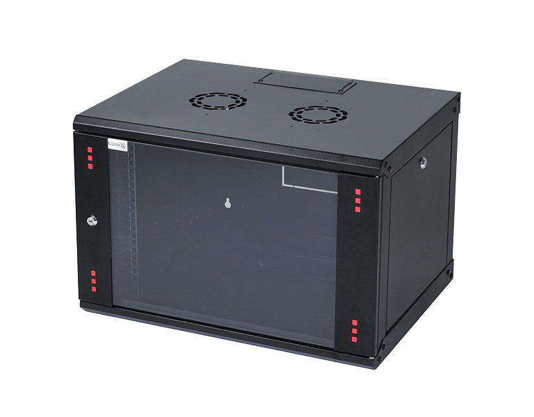 Elegant ELGW07U6045BL111 Wall mounting rack 7U, depth 450 mm