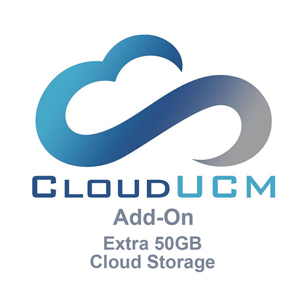 Grandstream CloudUCM Extra 50GB Storage Add-On - 1 Year Subscription