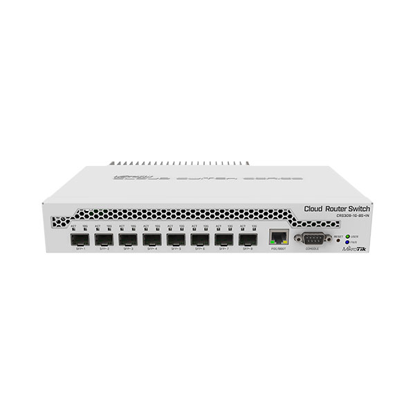 MikroTik CRS309-1G-8S+IN 800MHz, 1xGLAN, 8xSFP+, RouterOS/SwOS L5