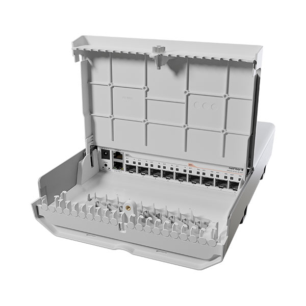 MikroTik CRS310-1G-5S-4S+OUT, netFiber 9, SFP, SFP+, Gigabit Ethernet, RouterOS L5