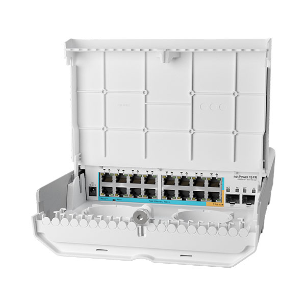 MikroTik CRS318-1Fi-15Fr-2S-OUT netPower 15FR Outdoor 18-port Switch PoE, SFP