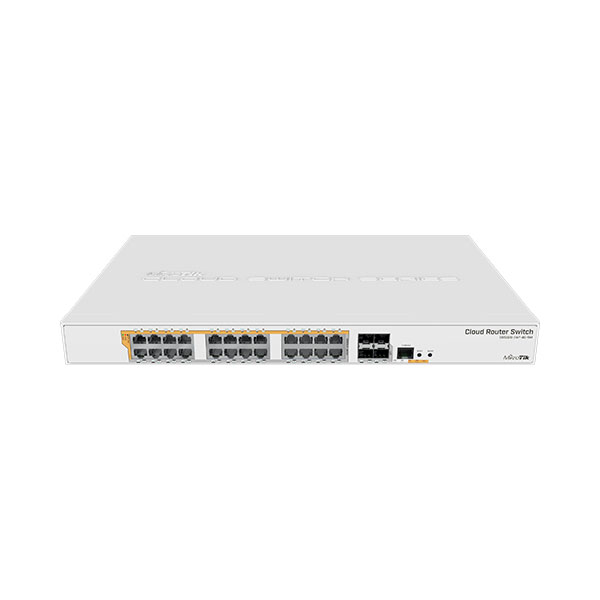 MikroTik CRS328-24P-4S+RM 800MHz CPU, 24xGLAN, 4xSFP+, RouterOS L5