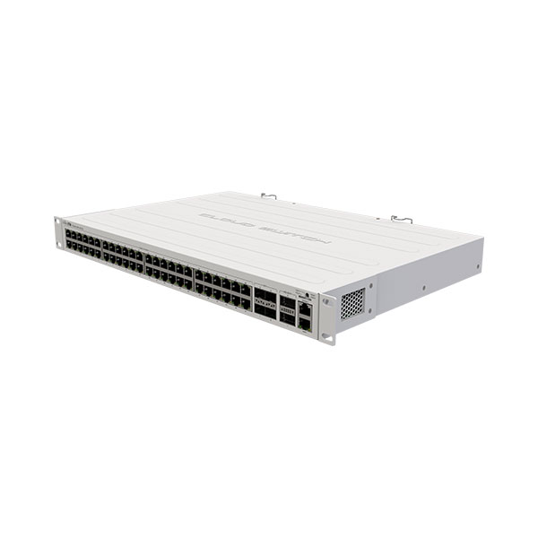 MikroTik CRS354-48G-4S+2Q+RM Cloud Router Switch, 2xQSFP, 4xSFP+, RouterOS L5