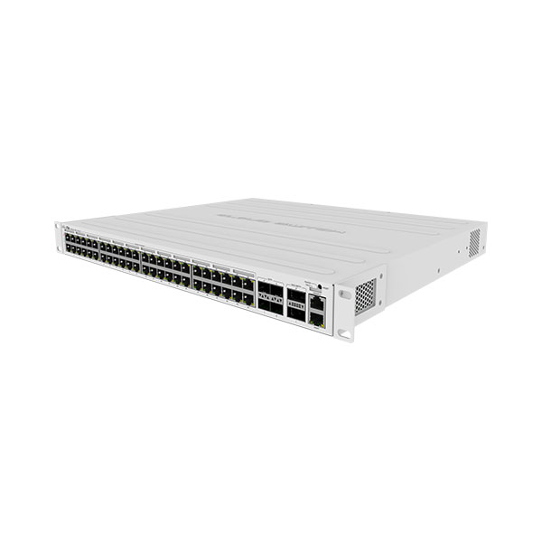 MikroTik CRS354-48P-4S+2Q+RM Cloud Router Switch, 2xQSFP, 4xSFP+, RouterOS L5