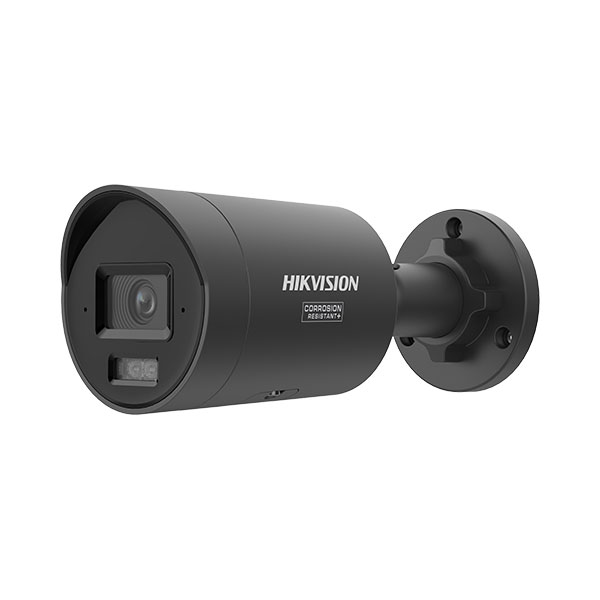 Hikvision DS-2CD2047G3-LI2UY-2.8 BLACK, 4 MP Smart Hybrid Light with Colorvu Fixed Mini Bullet IP Camera (2.8mm)