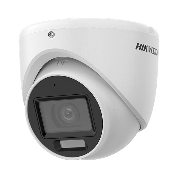 Hikvision DS-2CE76D0T-LMFS-2.8 2MP Smart Hybrid Light Audio Fixed Turret Camera (2.8mm)