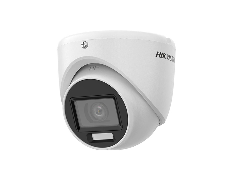 Hikvision DS-2CE76D0T-LMFS-2.8 2MP Smart Hybrid Light Audio Fixed Turret Camera (2.8mm)