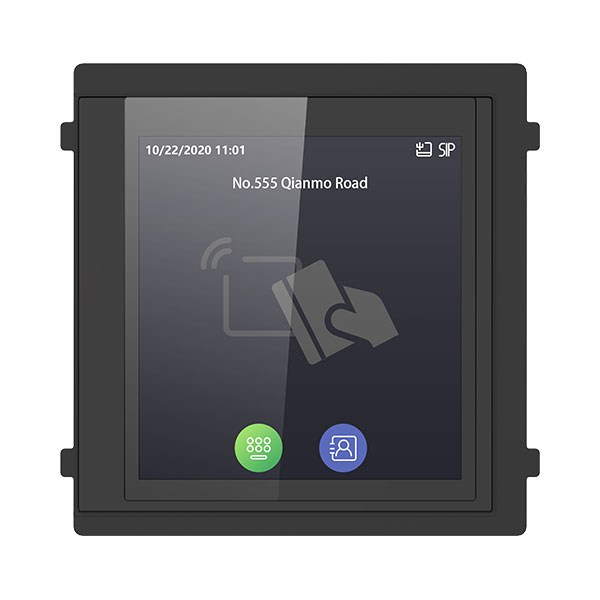 Hikvision DS-KD-TDM Touch Display Module with Mifare Card Reader