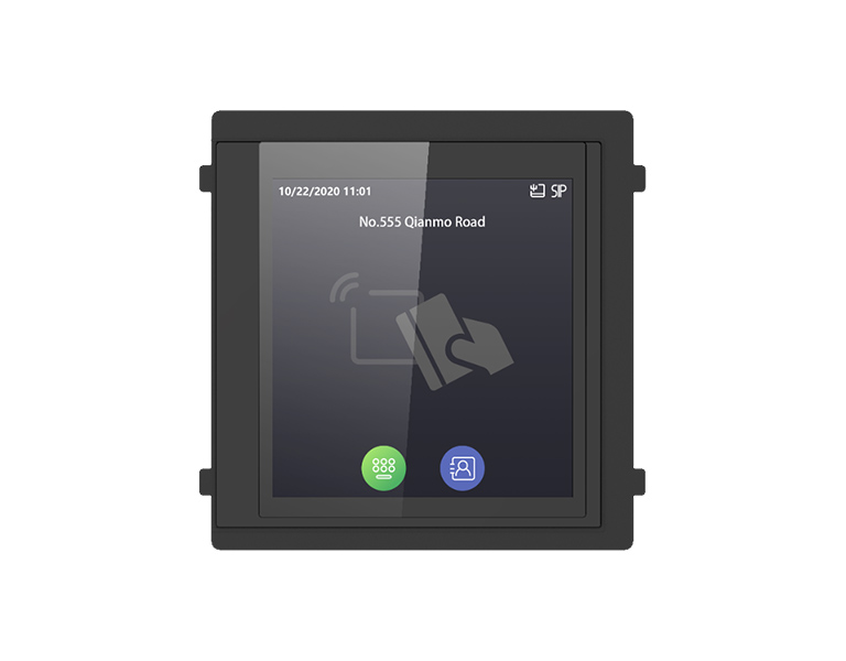 Hikvision DS-KD-TDM Touch Display Module with Mifare Card Reader