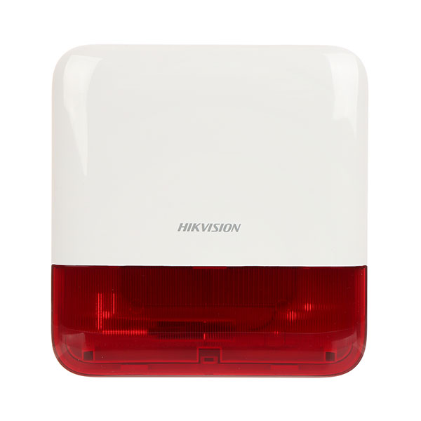 Hikvision DS-PS1-E-WE-R AX Pro Wireless External Sounder, Red