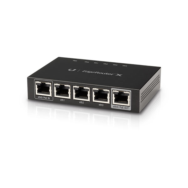 Ubiquiti ER-X EdgeRouter X, 5x GLAN, 1x PoE in, 1x PoE out