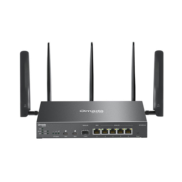 TP-LINK ER706W-4G Omada 4G+ Cat6 AX3000 Gigabit VPN Router