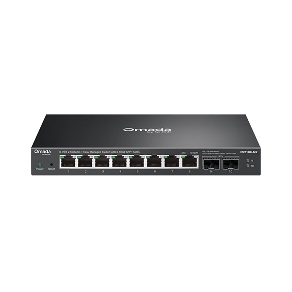 TP-LINK ES210X-M2 V1 Omada 8-Port 2.5G Base-T Easy Managed Switch with 2 10GE SFP+ Slots