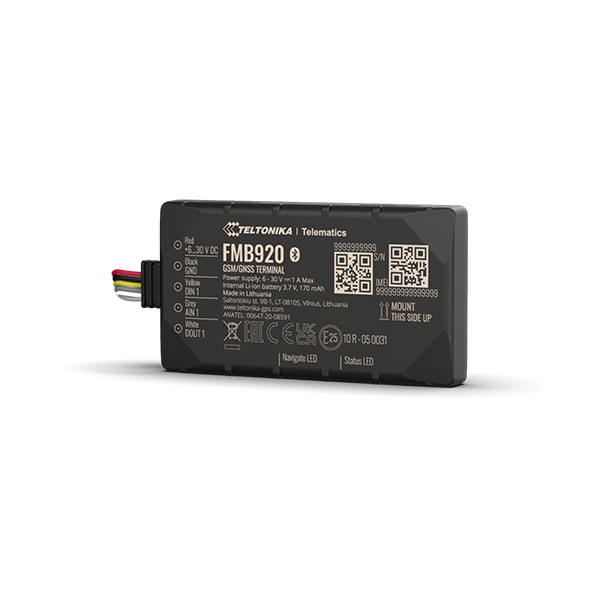 Teltonika FMB920 Small and smart tracker with Bluetooth and internal backup battery