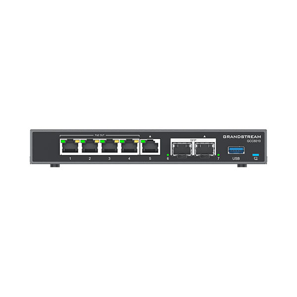 Grandstream GCC6010 All-In One Device: VPN Router, NGFW, Switch & IP PBX, 5GBE