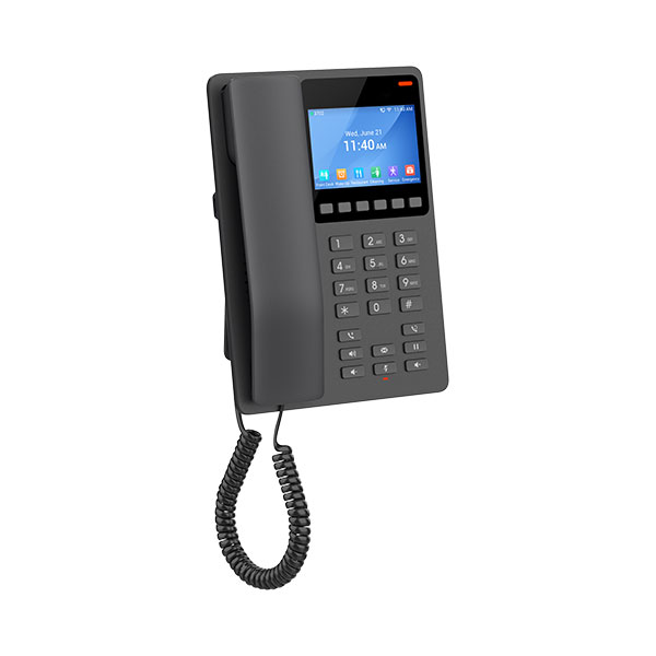 Grandstream GHP631 Compact Hotel Phone with color LCD - Black