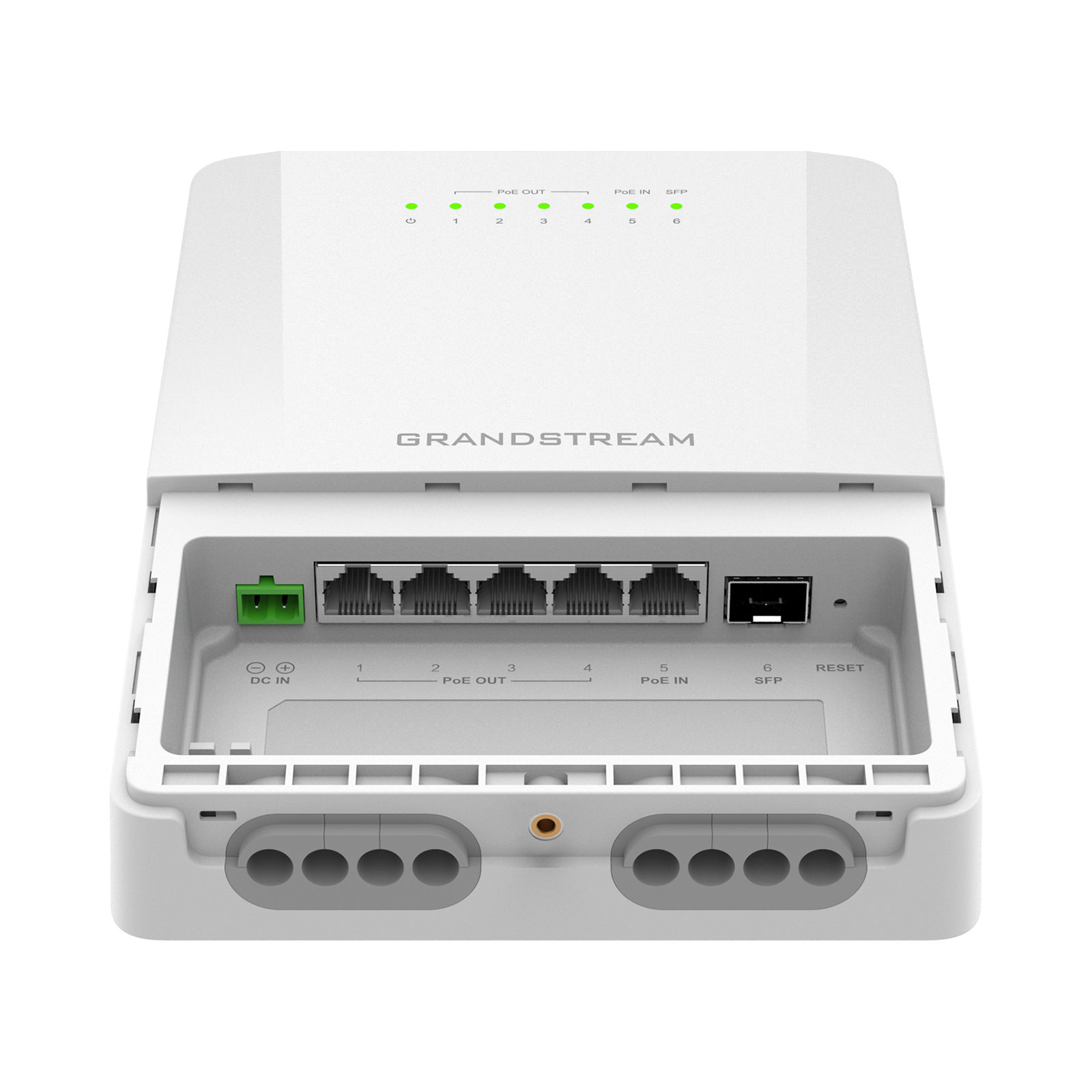 Grandstream GWN7710R 6-Port Outdoor Gigabit L2-Lite Managed Switch Grandstream GWN7710R 6-Port Outdoor Gigabit L2-Lite Managed Switch