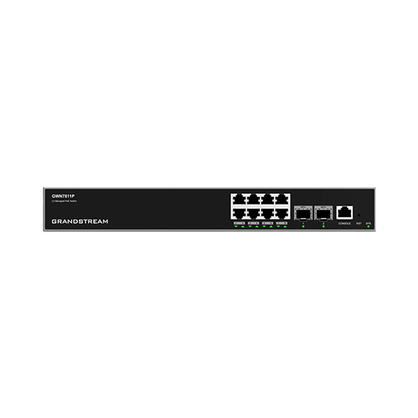 Grandstream GWN7811P Enterprise Layer 3 Managed Network Switch