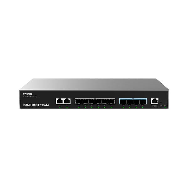 Grandstream GWN7830 6x SFP, 4X SFP+, 2X GBE L3 Managed Switch
