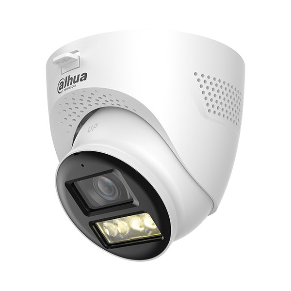 DAHUA HAC-HDW1200TQ-IL-T-0280B-DIP 2MP Smart Dual Light HDCVI Two-way Talk Fixed-focal Eyeball Camera (2.8mm)