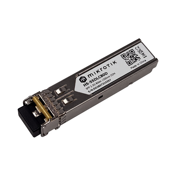 MikroTik HS-55DLC80D SFP OPTICAL MODULE, Single-Mode, 80km, 2.5G, 1550nm