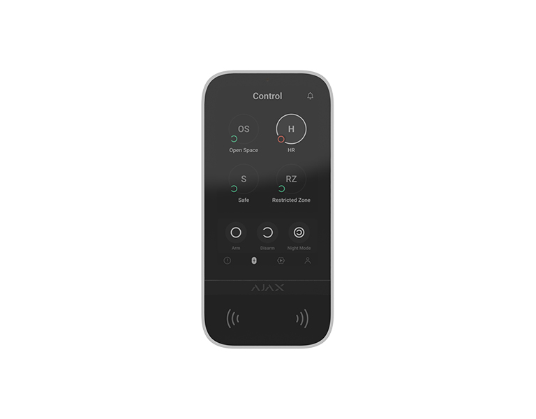 AJAX SYSTEMS AJ-KEYPAD-TSC-W - KEYPAD TOUCHSCREEN WHITE