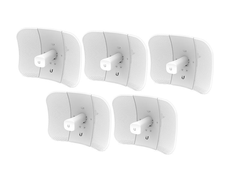 Ubiquiti LBE-5AC-Gen2-5 LiteBeam, airMAX ac CPE 5-Pack