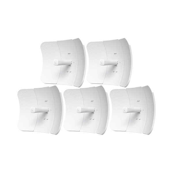 Ubiquiti LBE-5AC-LR-5 LiteBeam AC LR, 5 GHz airMAX AC Long-Range CPE, 5-Pack