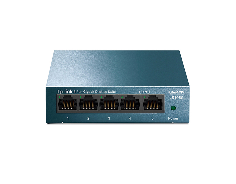 TP-LINK LS105G V4 5-Port 10/100/1000Mbps Desktop Switch