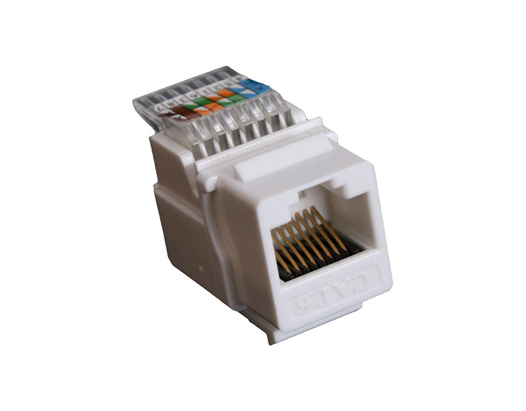 Masterlan LY-KJ6-10 keystone UTP Cat.6, white (for sockets)