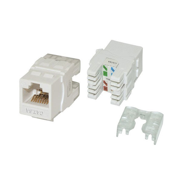 Masterlan LY-KJ6A-15 keystone UTP Cat.6a, white (for sockets and patchpanels)