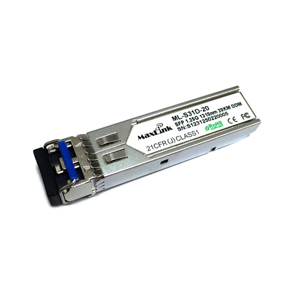 MaxLink ML-S31D-20 SFP module SM, 20km, 1.25G, 1310nm, 2x LC connector
