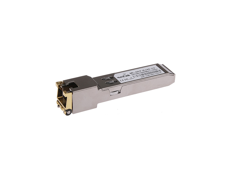 MaxLink ML-SFP-RJ45-1G SFP 10/100/1000M copper module, RJ-45, 100m, 1Gbps