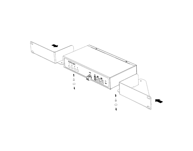 Netio RM1 4C Metal brackets