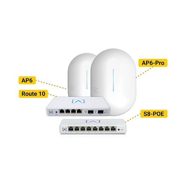 ALTA LABS NFR PACK AP6 + AP6-PRO + S8-POE + ROUTE 10