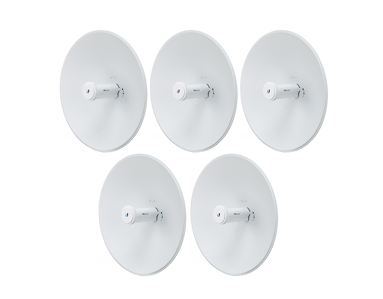 Ubiquiti PBE-5AC-Gen2-5 PowerBeam, High Performance airMAX ac Bridge 5-Pack