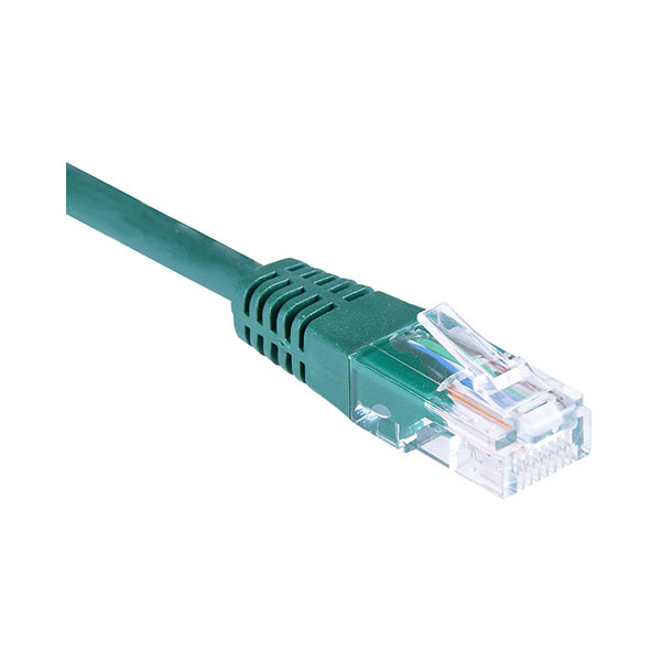 Masterlan PCU5E-025GN-MS patch cable UTP, Cat5e, 0.25m, green