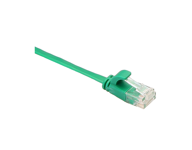 Masterlan PCU6-F-025GN-MSC patch cable UTP, flat, Cat6, 0.25m, green