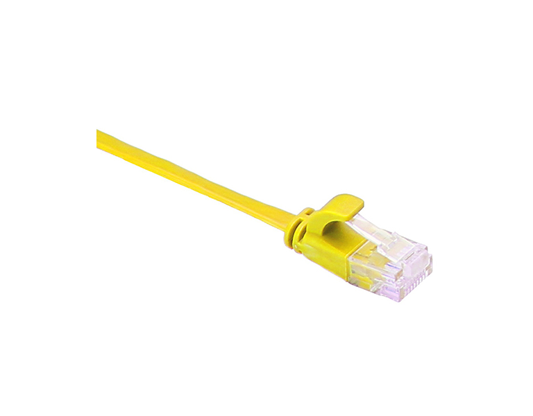 Masterlan PCU6-F-05YW-MSC patch cable UTP, flat, Cat6, 0.5m, yellow