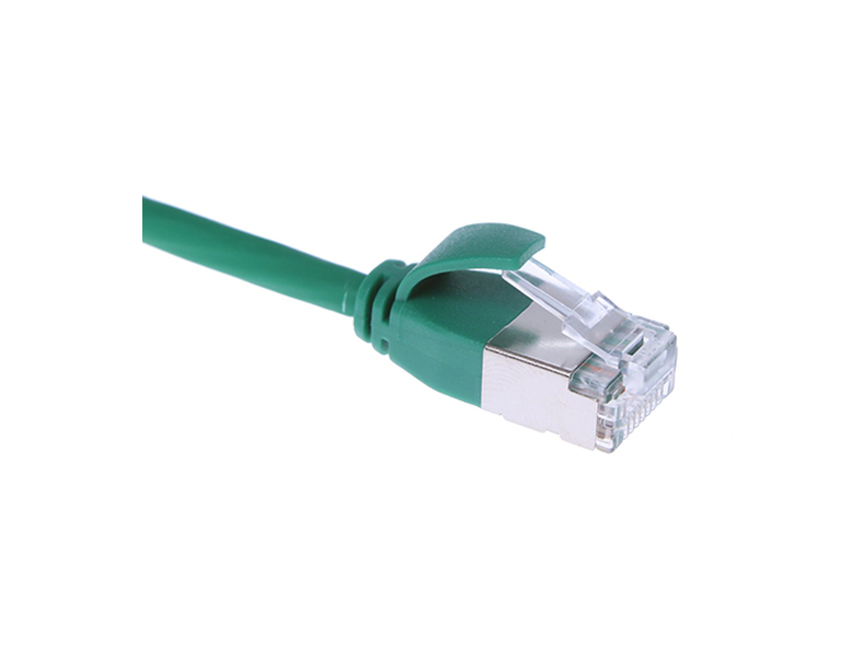 Masterlan PCU6A-S-025GN-MSC patch cable U/FTP, extra slim, Cat6A, 0.25m, green