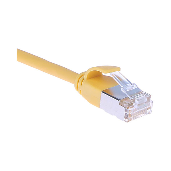 Masterlan PCU6A-S-05YW-MSC patch cable U/FTP, extra slim, Cat6A, 0.5m, yellow