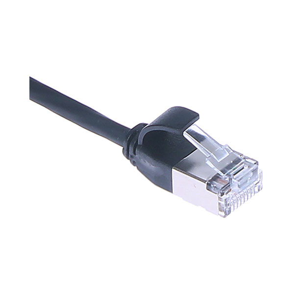 Masterlan PCU6A-S-2BK-MSC patch cable U/FTP, extra slim, Cat6A, 2m, black